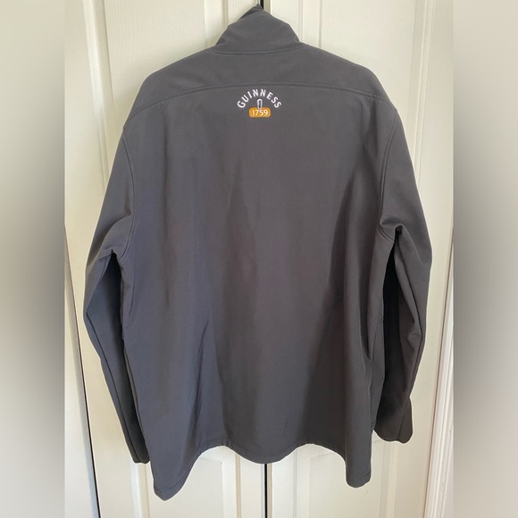 NWT Guinness Official Performance Soft Shell Fleece Jacket Coat 2XL Gift - Picture 5 of 9